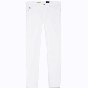Ag Adriano Goldschmied the slit white jeans sz 25R